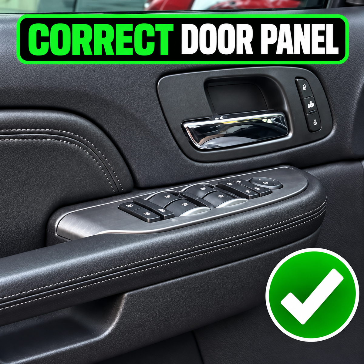 07–13 Silverado/Sierra Denali/LTZ Door Panel Window Switch Conversion Kit